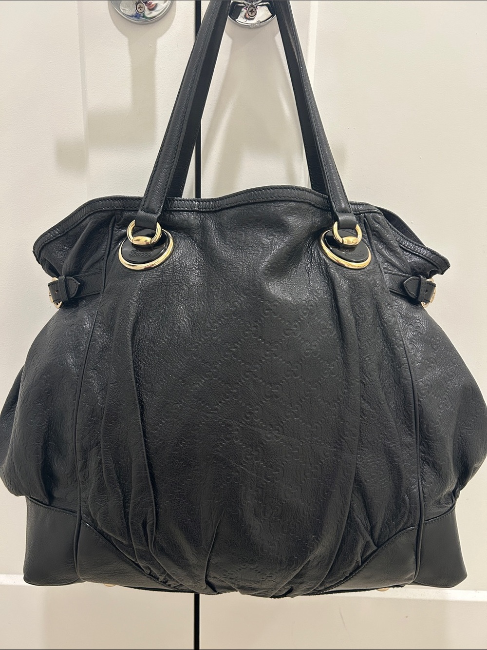 Gucci Full Moon Tote in Guccissima Leather
